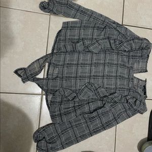 Black and white blouses never worn